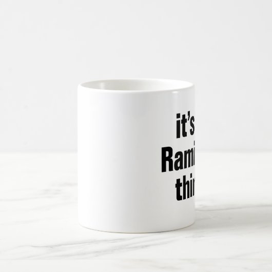 ein Ramirez Kaffeetasse (Mittel)