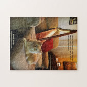 Ein Rätsel der Muse - die Katze rauschen Puzzle (Horizontal)