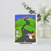 Ein Rätsel gelöst Postkarte (Stehend Vorderseite)