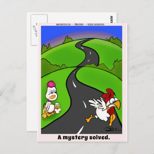 Ein Rätsel gelöst Postkarte (Vorne/Hinten)