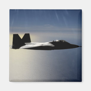 Ein Raubvogel F/A-22 fliegt eine Magnet