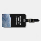 Ein Rauchzug über das tropische Südafrika. Gepäckanhänger (Vorderseite horizontal)