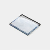 Ein Rauchzug über das tropische Südafrika. Post-it Klebezettel (angewinkelt)