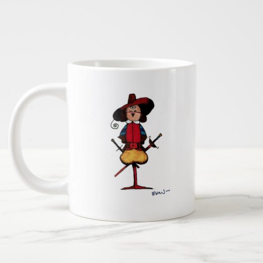 Ein rauer Swashbuckler Jumbo-Tasse (Links)