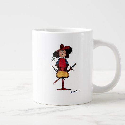 Ein rauer Swashbuckler Jumbo-Tasse (Rechts)