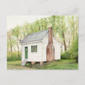 Ein Raum-Haus Postkarte (Vorderseite)