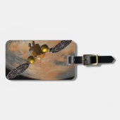 Ein Raumfahrzeug, das Mars umkreist. Gepäckanhänger (Vorderseite horizontal)