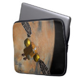 Ein Raumfahrzeug, das Mars umkreist. Laptopschutzhülle (Vorderseite Links)