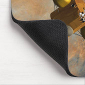 Ein Raumfahrzeug, das Mars umkreist. Mousepad (Ecke)