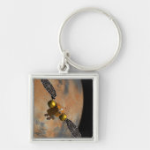 Ein Raumfahrzeug, das Mars umkreist. Schlüsselanhänger (Vorne)