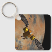 Ein Raumfahrzeug, das Mars umkreist. Schlüsselanhänger (Vorderseite)