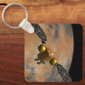 Ein Raumfahrzeug, das Mars umkreist. Schlüsselanhänger (Vorderseite)
