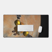 Ein Raumfahrzeug, das Mars umkreist. Schreibtischunterlage (Tastatur & Maus)