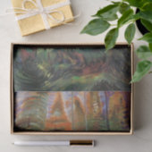 Ein rauschendes Meer der Unterwüste von Emily Carr Seidenpapier (Geschenk)