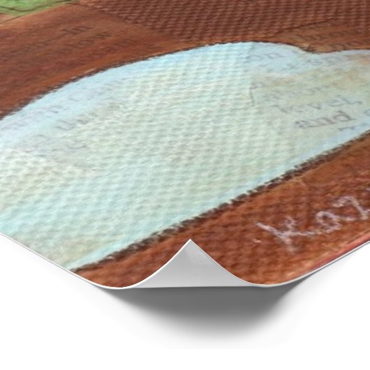 Ein rauschendes Plakat (Ecke)