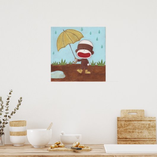 Ein rauschendes Plakat (Küche)