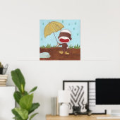 Ein rauschendes Plakat (Heimbüro)