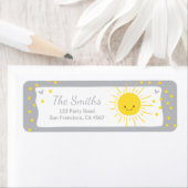 Ein Ray Sonnenschein Baby Duschadresse Labels Sun (Insitu)