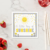 Ein Ray Sonnenschein Baby Duschpapier Napkin Sun Serviette (Beispiel)