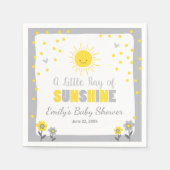 Ein Ray Sonnenschein Baby Duschpapier Napkin Sun Serviette (Vorderseite)