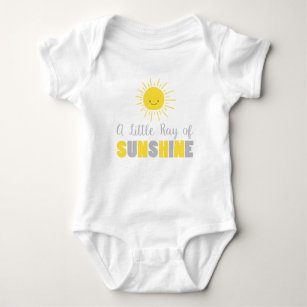 Ein Ray Sunshine Baby Shower Säugling Strampler Su