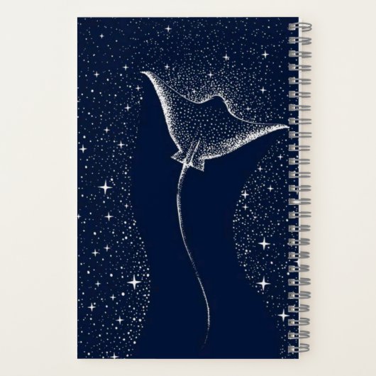 Ein Ray unter den Sternen Notizblock (Rückseite)