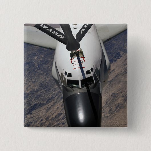 Ein RC-135 Rivet Joint Reconnaissance-Flugzeug Button (Vorderseite)