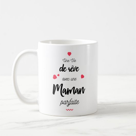 Ein rêveleben mit einer vollkommenen Mama Kaffeetasse (Links)
