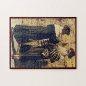 Ein Rebbe beim Kotel durch Vereshchagin - circa Puzzle (Horizontal)