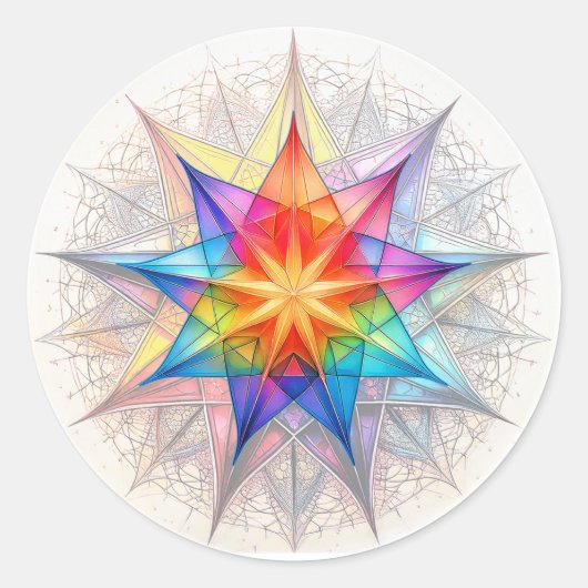 Ein Reborn glaubver Star Sticker (Vorderseite)