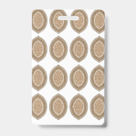 Ein rechteckiger Teppich mit einem komplizierten g Ausweis (Front)