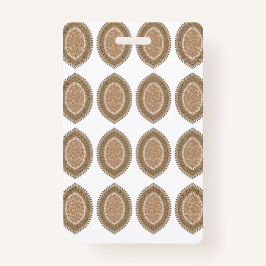 Ein rechteckiger Teppich mit einem komplizierten g Ausweis (Vorderseite)