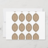 Ein rechteckiger Teppich mit einem komplizierten g Dankeskarte (Vorderseite)