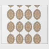 Ein rechteckiger Teppich mit einem komplizierten g Geschenkpapier (Flach)