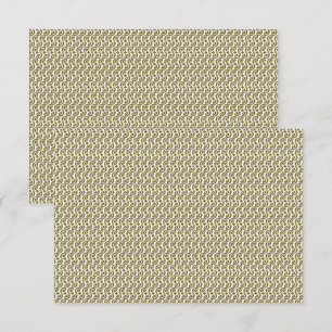 Ein rechteckiger Teppich mit kompliziertem geometr Dankeskarte