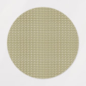 Ein rechteckiger Teppich mit kompliziertem geometr Etiketten (Design 1)