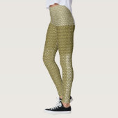 Ein rechteckiger Teppich mit kompliziertem geometr Leggings (Links)