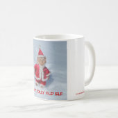EIN RECHTER LUSTIGER ALTER ELF KAFFEETASSE (VorderseiteRechts)