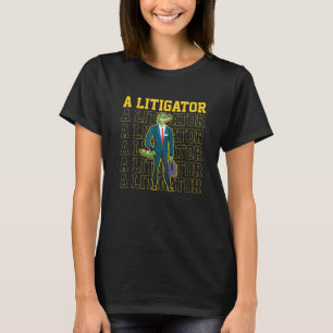 Ein Rechtsanwalt, der die Rechtsanwältin leitet T-Shirt
