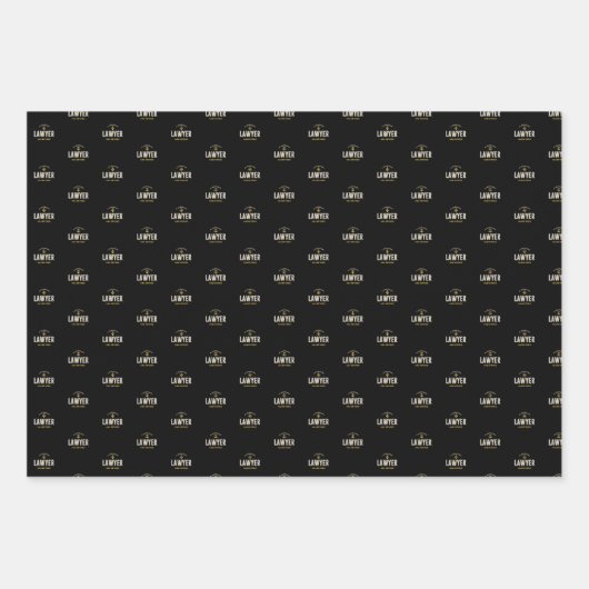 Ein Rechtsanwalt hat sich zurückgezogen Geschenkpapier Set (Vorderseite 3)