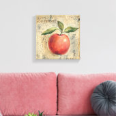 Ein Red Shiny Apple Leinwanddruck (Insitu (Wohnzimmer))