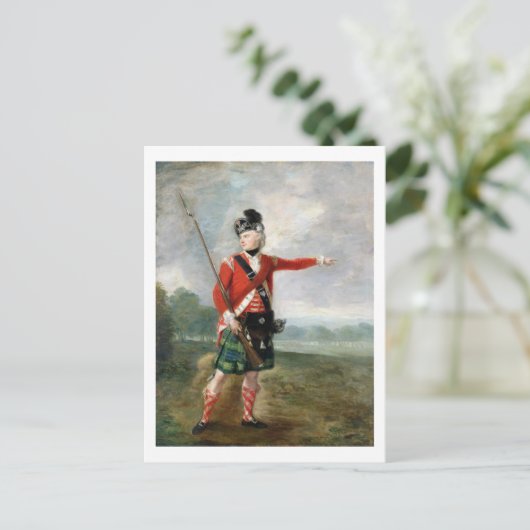 Ein Referent der Lichtgesellschaft der 73. Highla Postkarte (Stehend Vorderseite)