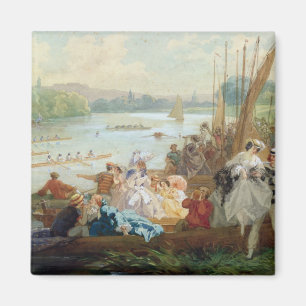 Ein Regatta bei Asnieres während des zweiten Magnet