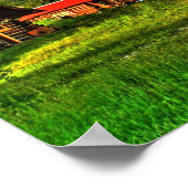 Ein Regenbogen am Morgen Poster (Ecke)