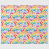 Ein Regenbogen aus Regenbögen  Geschenkpapier (Flach)