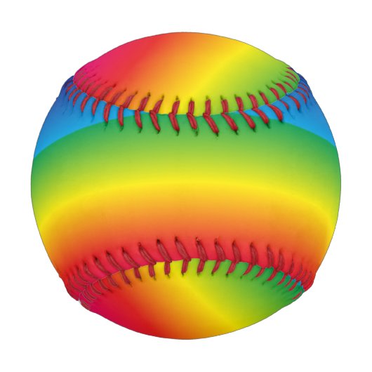 Ein Regenbogen Baseball (Rückseite)