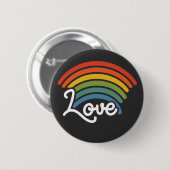Ein Regenbogen der Liebe Button (Vorne & Hinten)