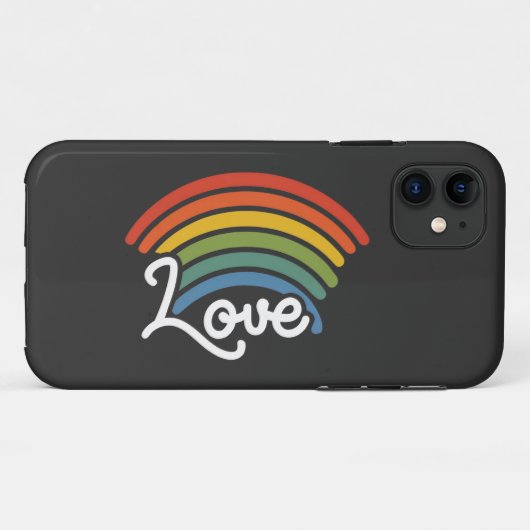 Ein Regenbogen der Liebe Case-Mate iPhone Hülle (Rückseite (Horizontal))