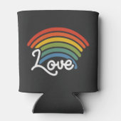 Ein Regenbogen der Liebe Dosenkühler (Rückseite)
