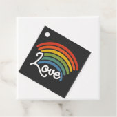 Ein Regenbogen der Liebe Geschenkanhänger (Beispiel)